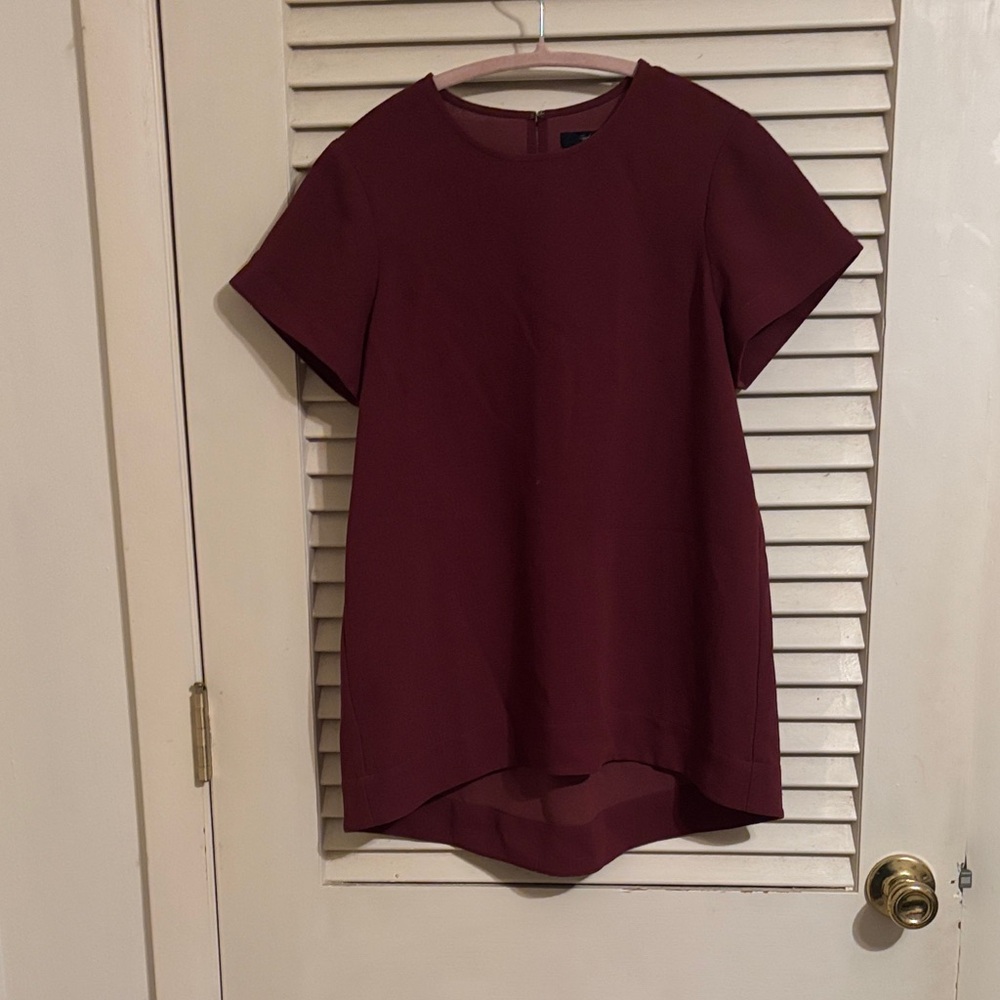 Madewell Rich Burgundy Blouse